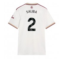 Arsenal William Saliba #2 Koszulka Trzecia 2025-26 Krótki Rękaw